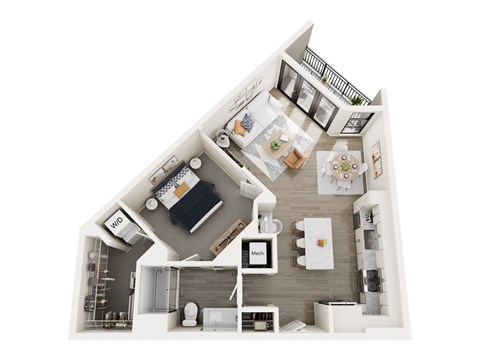 5701 Central Ave 1-3 Beds Apartment for Rent - Photo Gallery 21